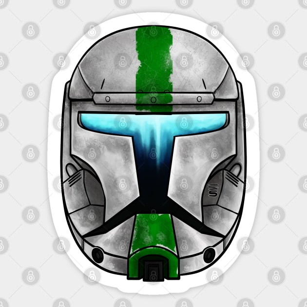 Republic Commando Fixer Helmet Sticker by Gloomlight